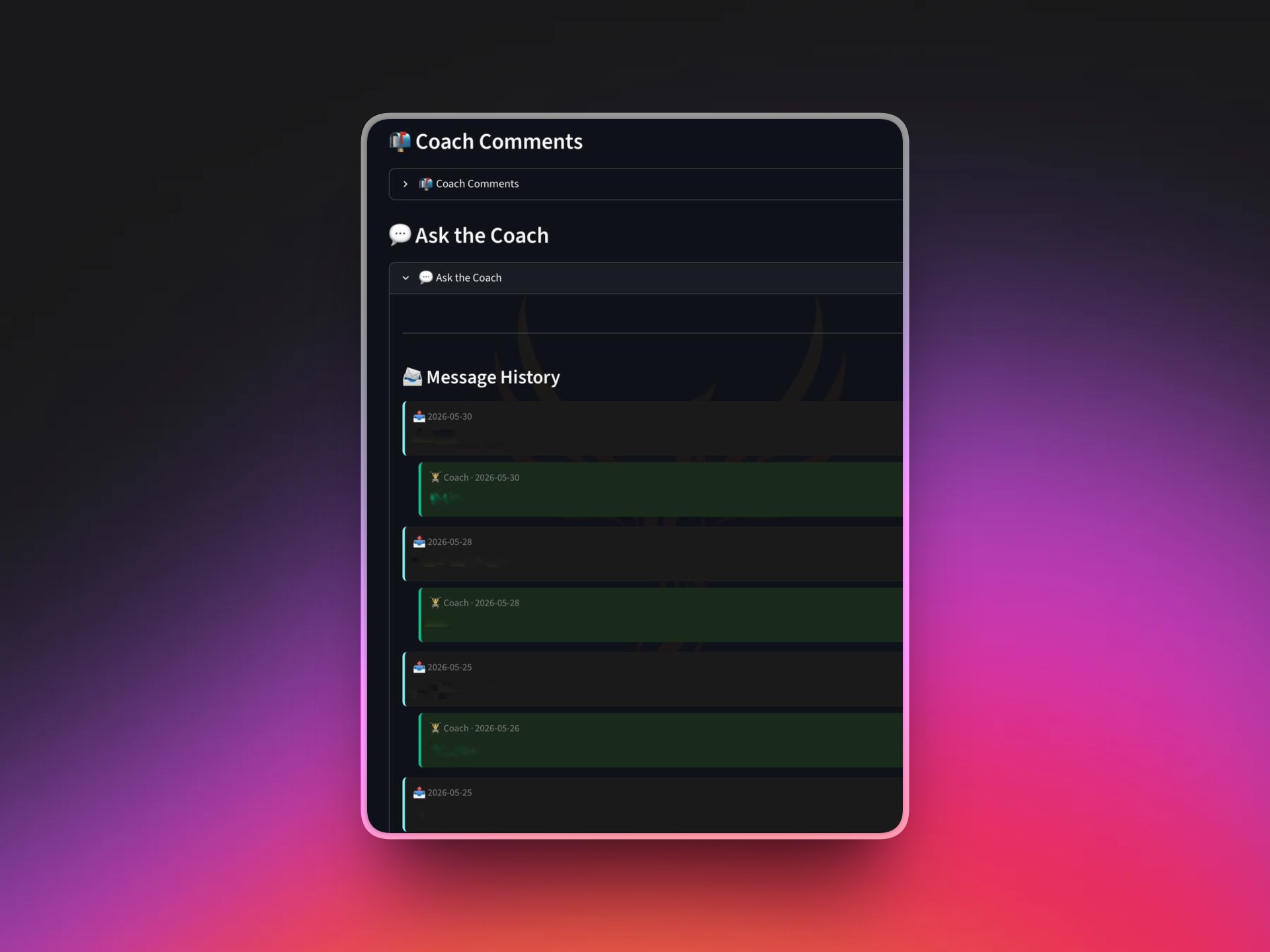 In-app messaging and achievement badges